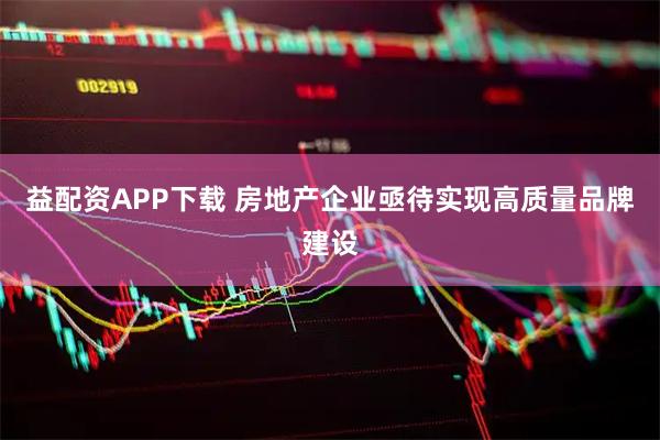 益配资APP下载 房地产企业亟待实现高质量品牌建设